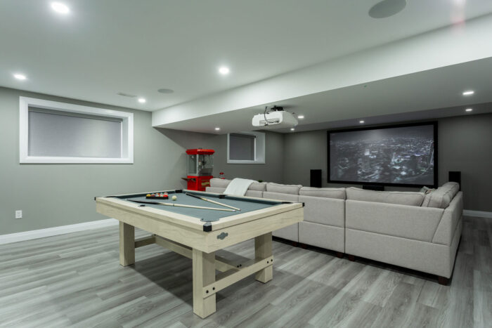 basement game room remodeling Toronto