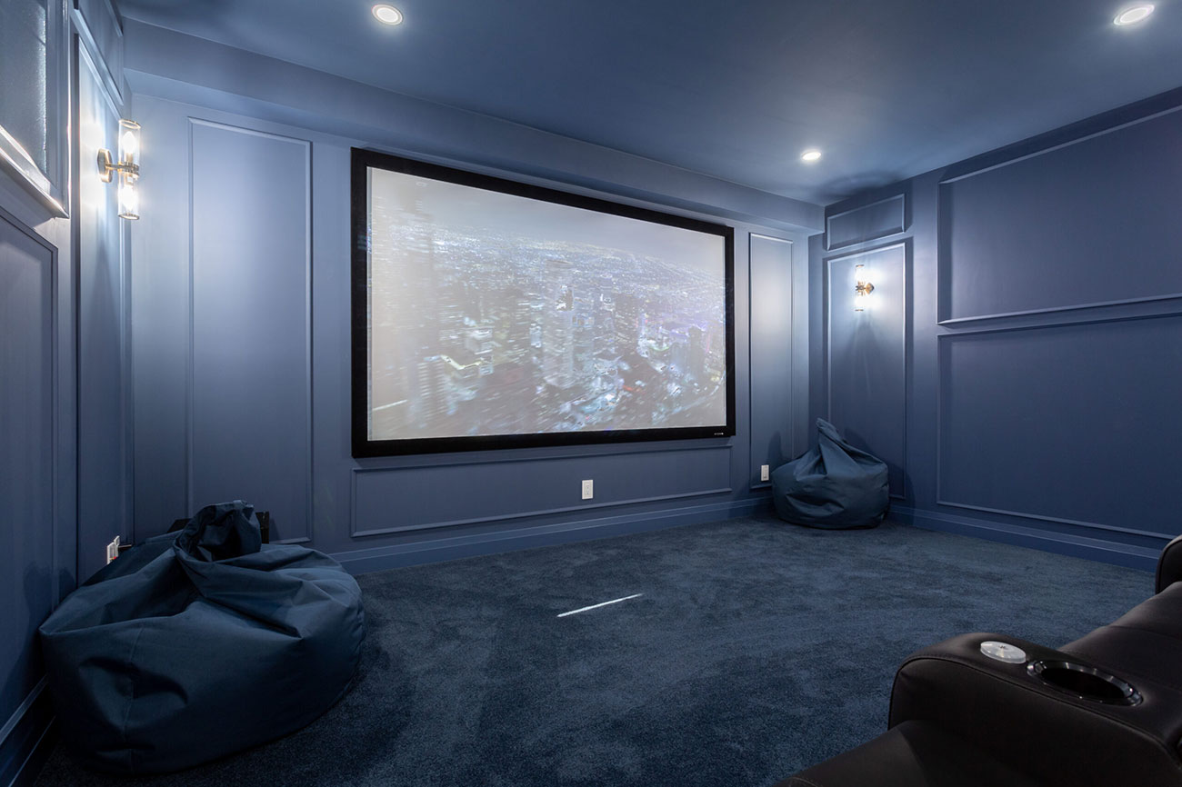 home cinema renovation Burlington contractor