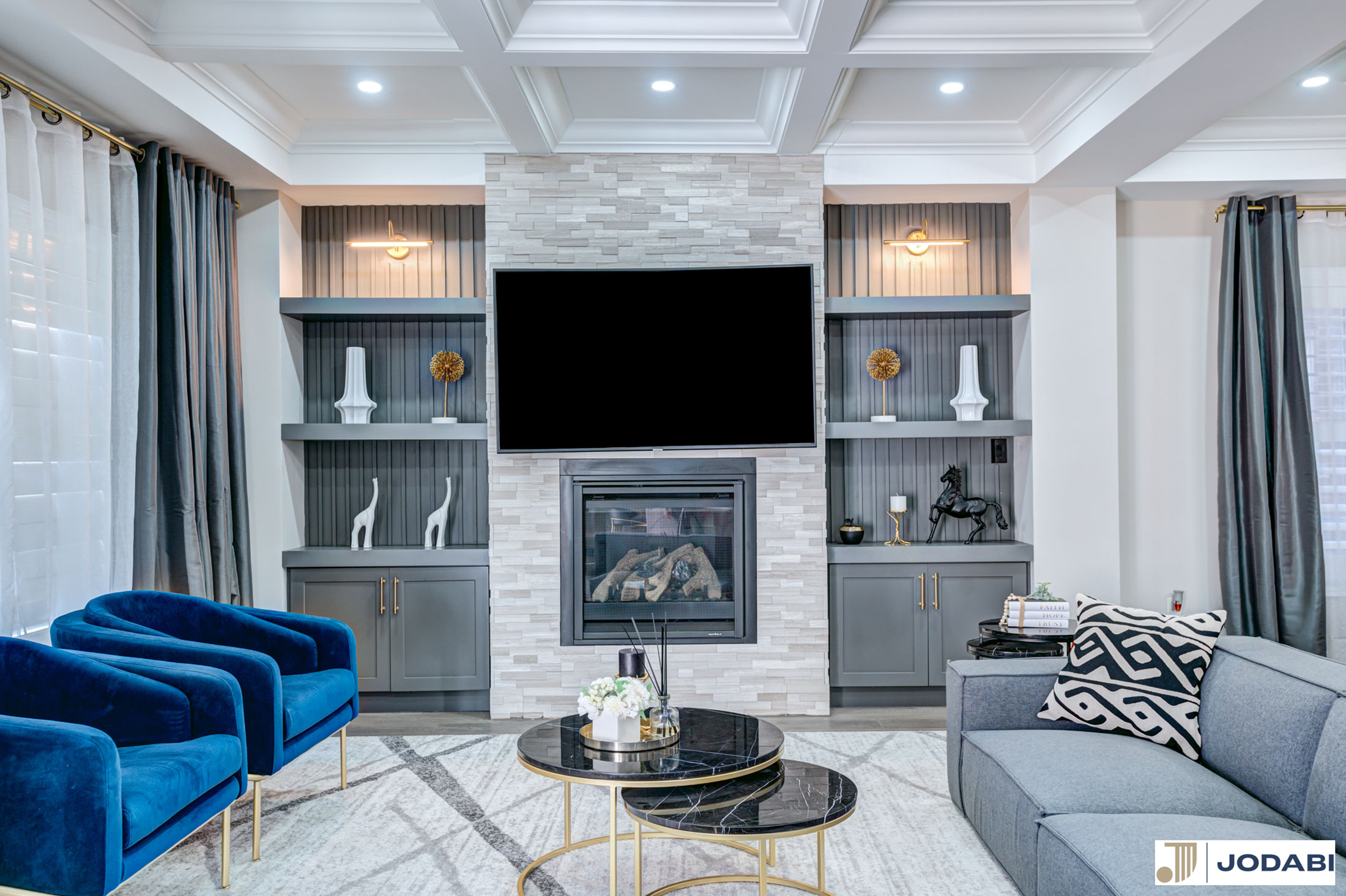 Premier living room renovation Project Eaglecrest Toronto